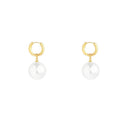 Aurevina Classic Pearl Hoop Earrings