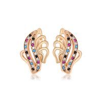 Aurevina Color Zircon Decor Earrings